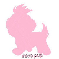 happy dog Sticker by MISO PUP