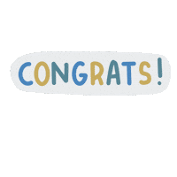 Congratulations Congrats Sticker