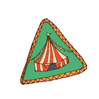 Big Top Clown Sticker by Bestival
