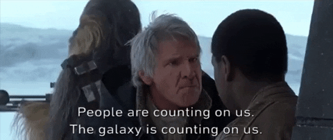 episode 7 the galaxy is counting on us GIF by Star Wars
