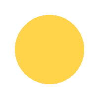SmartaSaker zoom form cirkel gul Sticker