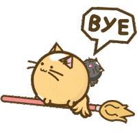 Angry Cat Sticker by Fuzzballs