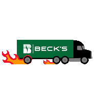 Speed Truck Sticker by Beck's Hybrids
