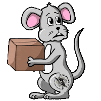 Richlandpestbee mouse rat jerry tom and jerry Sticker