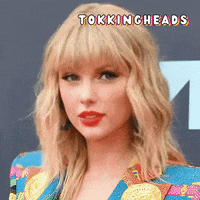 Taylor Swift Reaction GIF by Tokkingheads