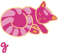 snyderdraws cat cats night tired Sticker