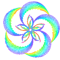 Art Rainbow Sticker by Quasi Crystals