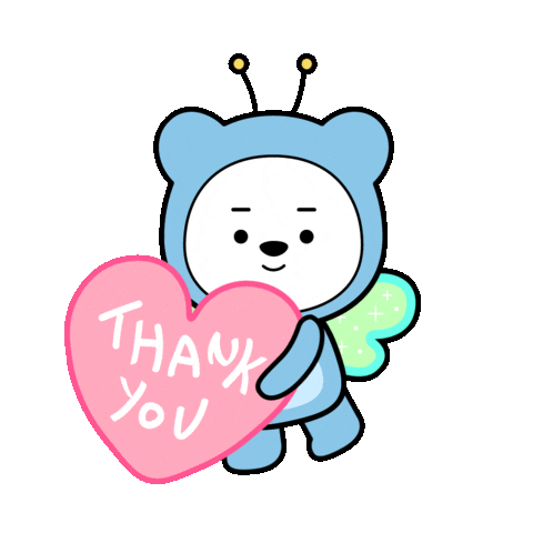 Thank U Love Sticker by PlayDappTown