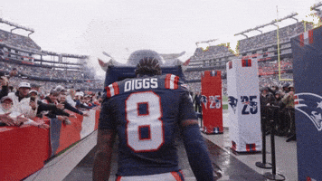Run Out Stefon Diggs GIF by New England Patriots