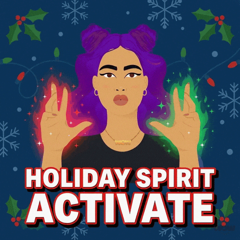 Holiday Spirit Wow GIF by World Of Women
