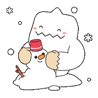 Happy Snow Sticker by maplestory_tw