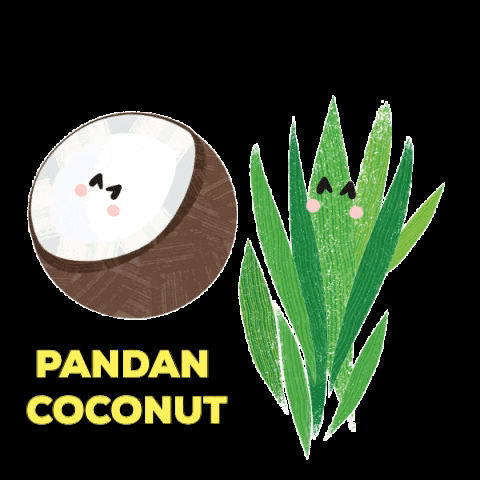 nufs_bites giphygifmaker coconut pandan nufs GIF