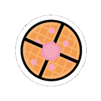 Breakfast Waffle Sticker by Hellomatina