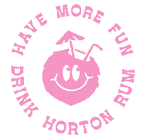 drinkhorton horton kristahorton coconutrum havemorefun Sticker