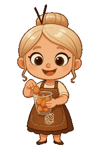 Eat Sticker by Vó Eda