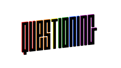 CantQuietPride giphyupload pride questioning cantquietpride Sticker