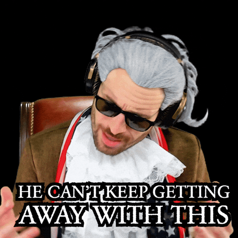 He Cant Keep Getting Away With This GIF