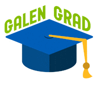 Graduation Grad Cap Sticker by Galen College of Nursing