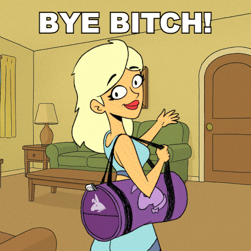 Girl Goodbye GIF by Web3 Playboys