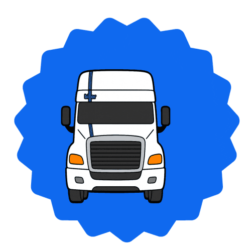 billor-us giphyupload trucking leasing hometime Sticker