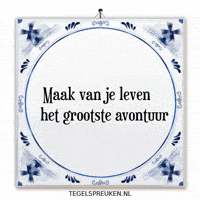 Nl Verandering GIF by Tegelspreuken.nl