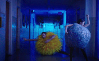 kylesauer blue sun science moon GIF