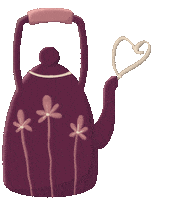 Tea Time Kettle Sticker