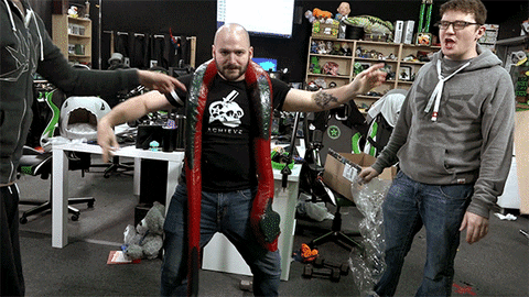 rooster teeth dancing GIF by Achievement Hunter