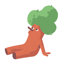 Brasschaat boom rust natuur chillen Sticker