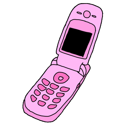 Mobile Phone Pink Sticker by 1900BADDEST