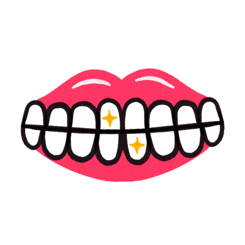Skull Lips Sticker by Vilore