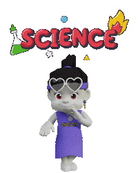 Brain Power Science Class Sticker by Zhotcita