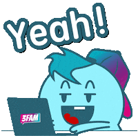Happy Sticker by 3HK_IG