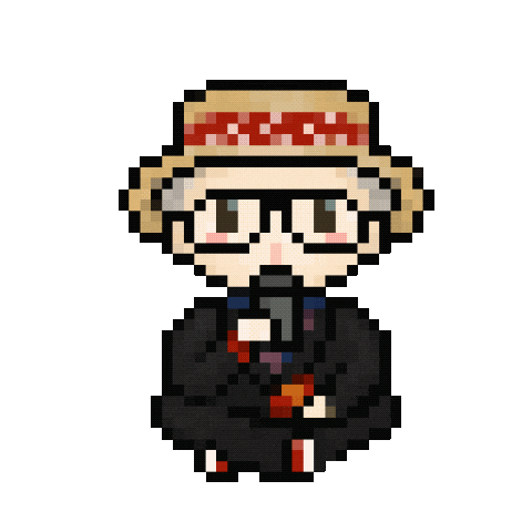 Pixel Singing Sticker