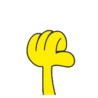 yadgeto smoke hand wait yg Sticker