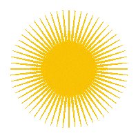 Garden Party Sun Sticker by Merivale