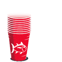 Beer Pong Drink Sticker by Southern Tide