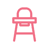 Highchair Sticker by Carmen Madness