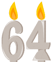 Birthday Flickering Sticker