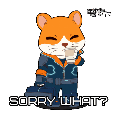 No Way Wtf Sticker by Hamieverse