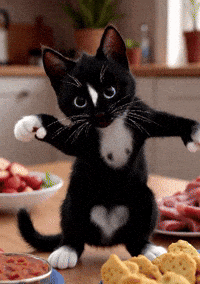 Dance Like Nobodys Watching Funny Cats GIF by Felini Rocks