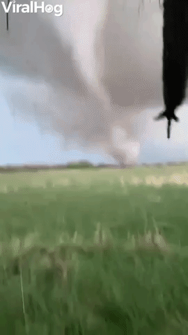 Andover Tornado Moving Across Farm Land