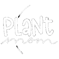 White Lines Plant Sticker