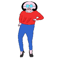 Conchi Happy Dance Sticker
