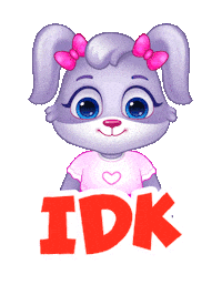 No Idea Idk Sticker by Lucas and Friends by RV AppStudios