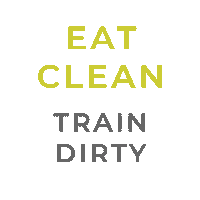 Train Eat Sticker by CLEAN FITNESS