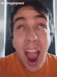 estrogenpaws face eyes scream screaming GIF