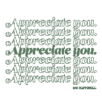 Appreciate You Sticker by MREATWELL