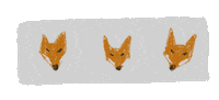 Fox Sticker Sticker by Doodleganger