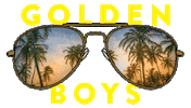 Golden Boy Summer Sticker by Bloomsbury Books